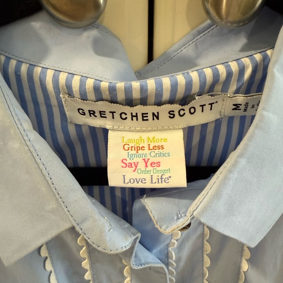 Gretchen Scott Ric Rac Roc Blue Maxi Dress - Picture 6 of 11